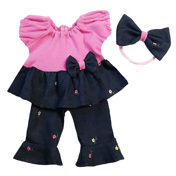 andmary Baby ribbon denim XS ④ andmary Baby ribbon denim XS ④ - メルカリ