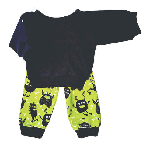 2868 Overstock Crazy Monsters Sweatshirt and Pant