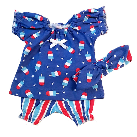 Popsicles Peasant Top, Bloomer and Headband. #POP3
