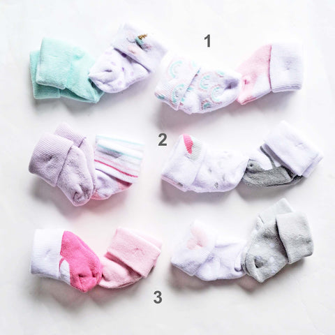 Preemie Girls Sock Sets