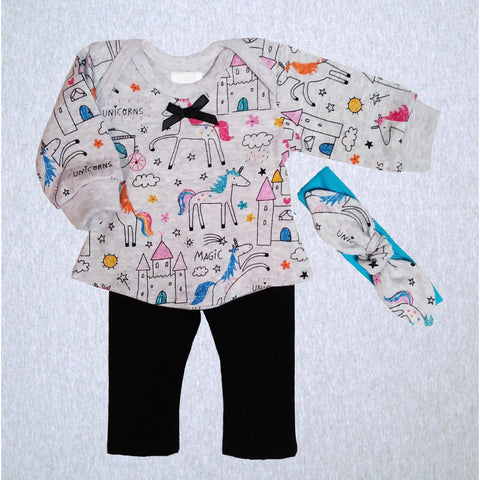 Magic Unicorns Shirt, Legging, Headband  #MUTL